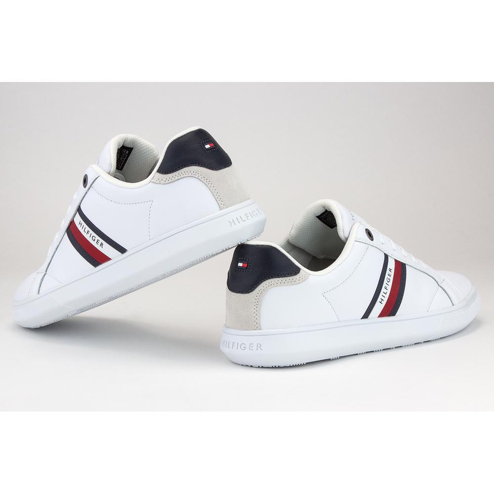TOMMY HILFIGER ESSENTIAL LEATHER CUPSOLE > FM0FM02987-YBR