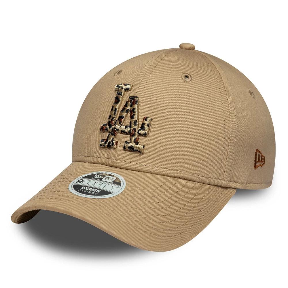 Czapka damska New Era LA Dodgers MLB Animal Infill 9FORTY 60771742 - beżowa