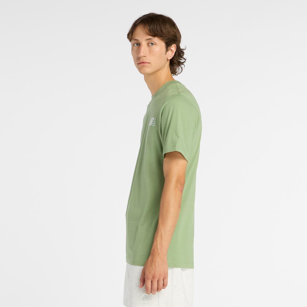 Koszulka męska New Balance MT6179UMAAR - zielona