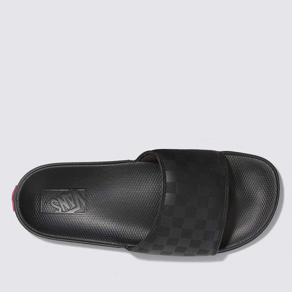 Klapki Vans Checkerboard La Costa Slide-On VN0A5HF52761 - czarne