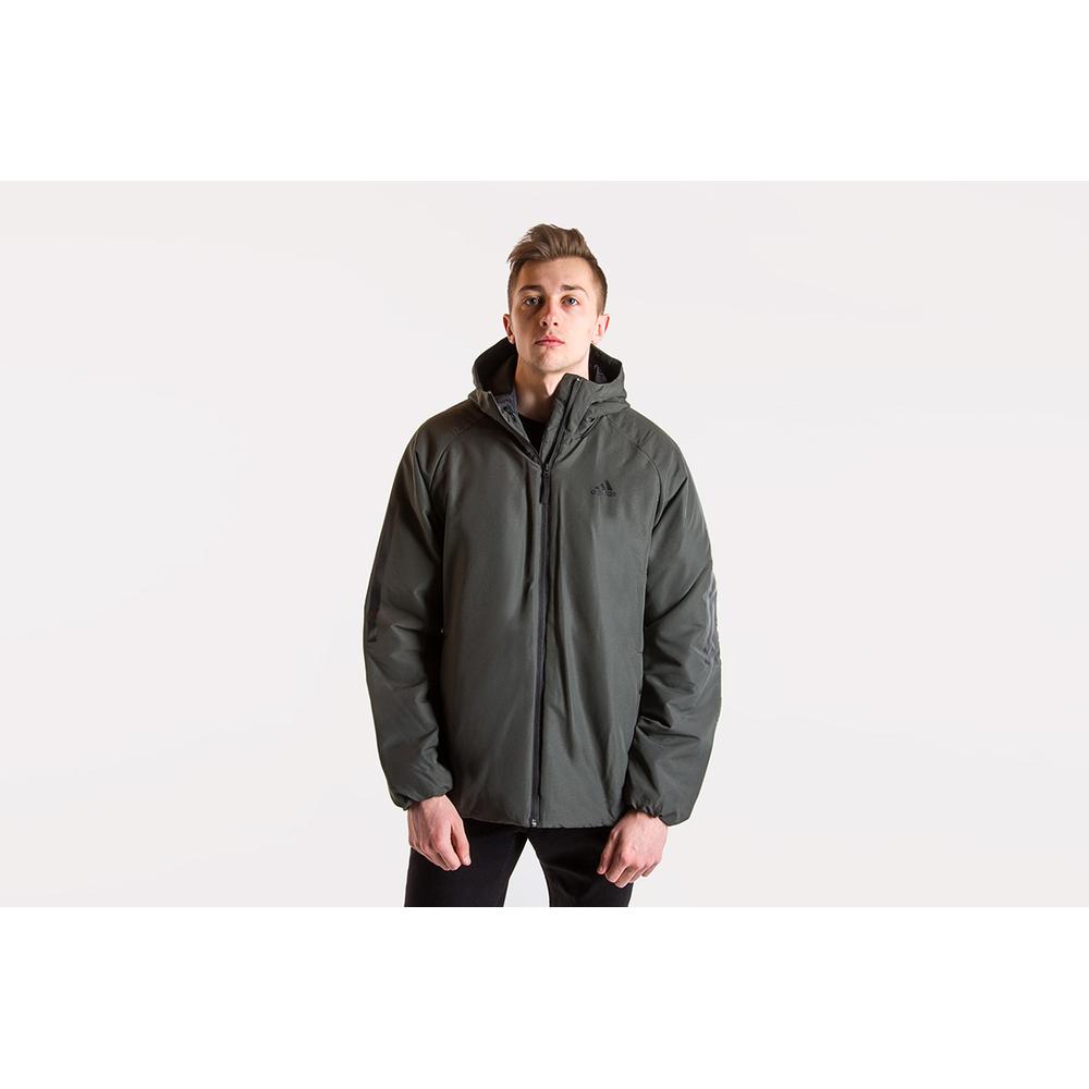 ADIDAS BACK TO SPORTS 3-STRIPES HOODED INSULATED JACKET > DZ1399