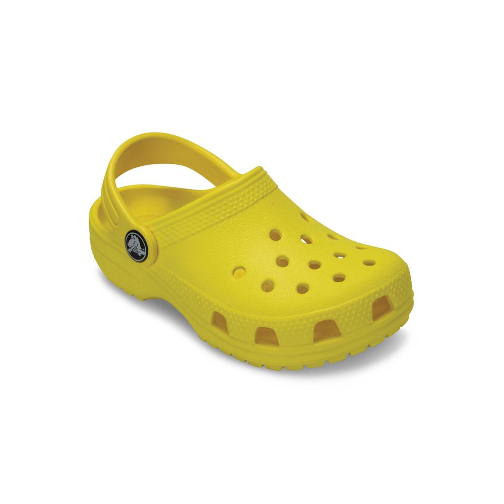 Klapki Crocs Classic Clog 206991-7C1 - żółte