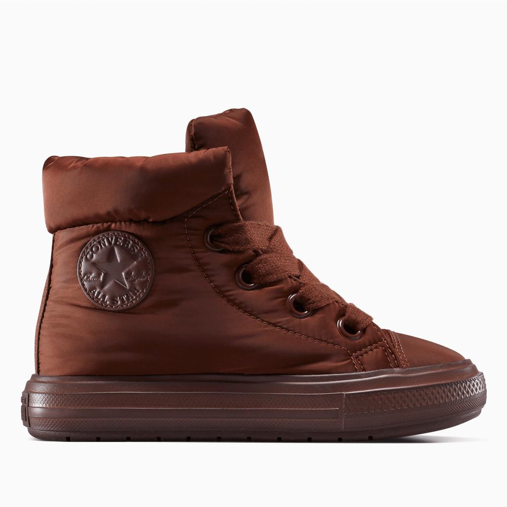 Buty damskie Converse Chuck Taylor All Star Elements Boot A12940C - brązowe