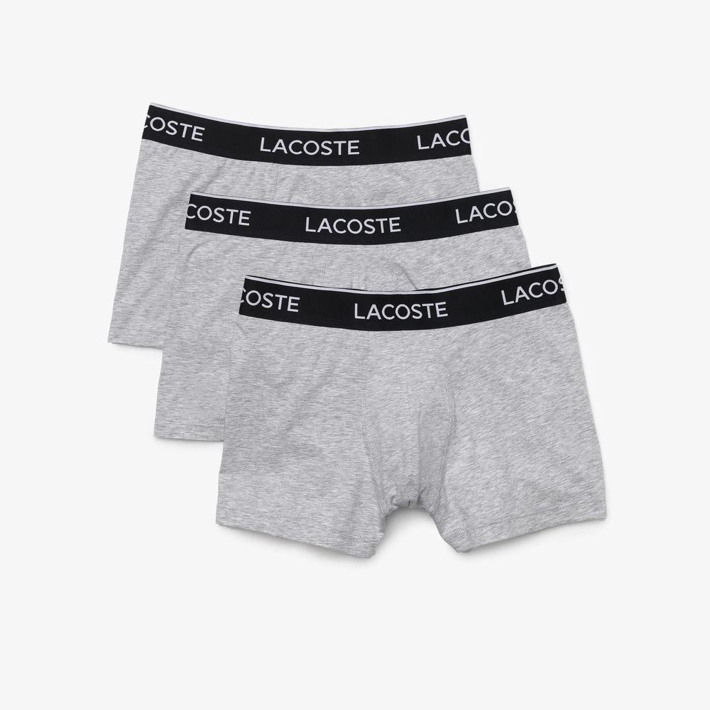 Bokserki Lacoste 3-Pack 5H3389-CCA - szare