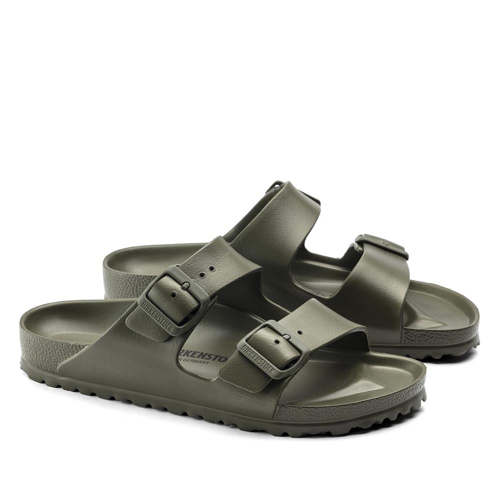 Klapki męskie Birkenstock Arizona Eva 1019094 - zielone