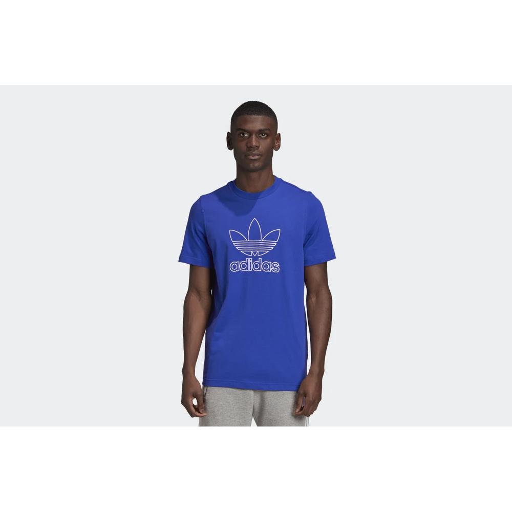 KOSZULKA ADIDAS TREFOIL LOGO OUTLINE TEE GF4098 MÄSKA, NIEBIESKA
