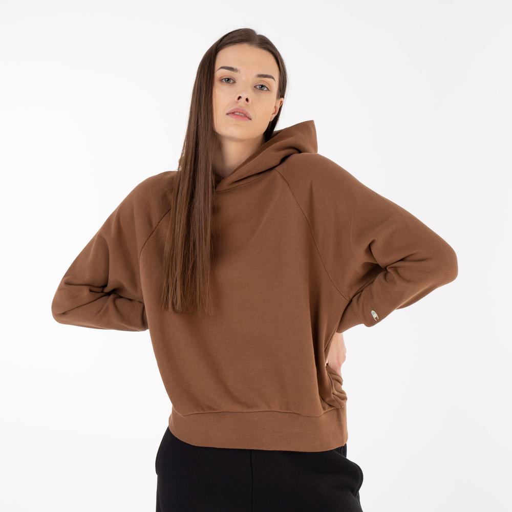 Bluza Champion Eco-Friendly Organic Cotton Hoodie 116215-MS519 - brązowa