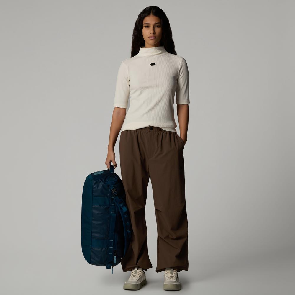 Koszulka damska The North Face Mock Neck Slim 0A89C3QLI1 - biała