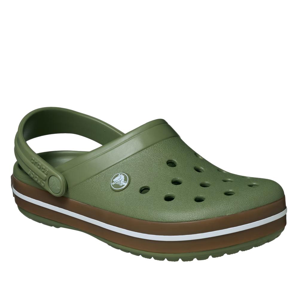 Klapki męskie Crocs Crocband Gum Clog 212756-3BX - zielone