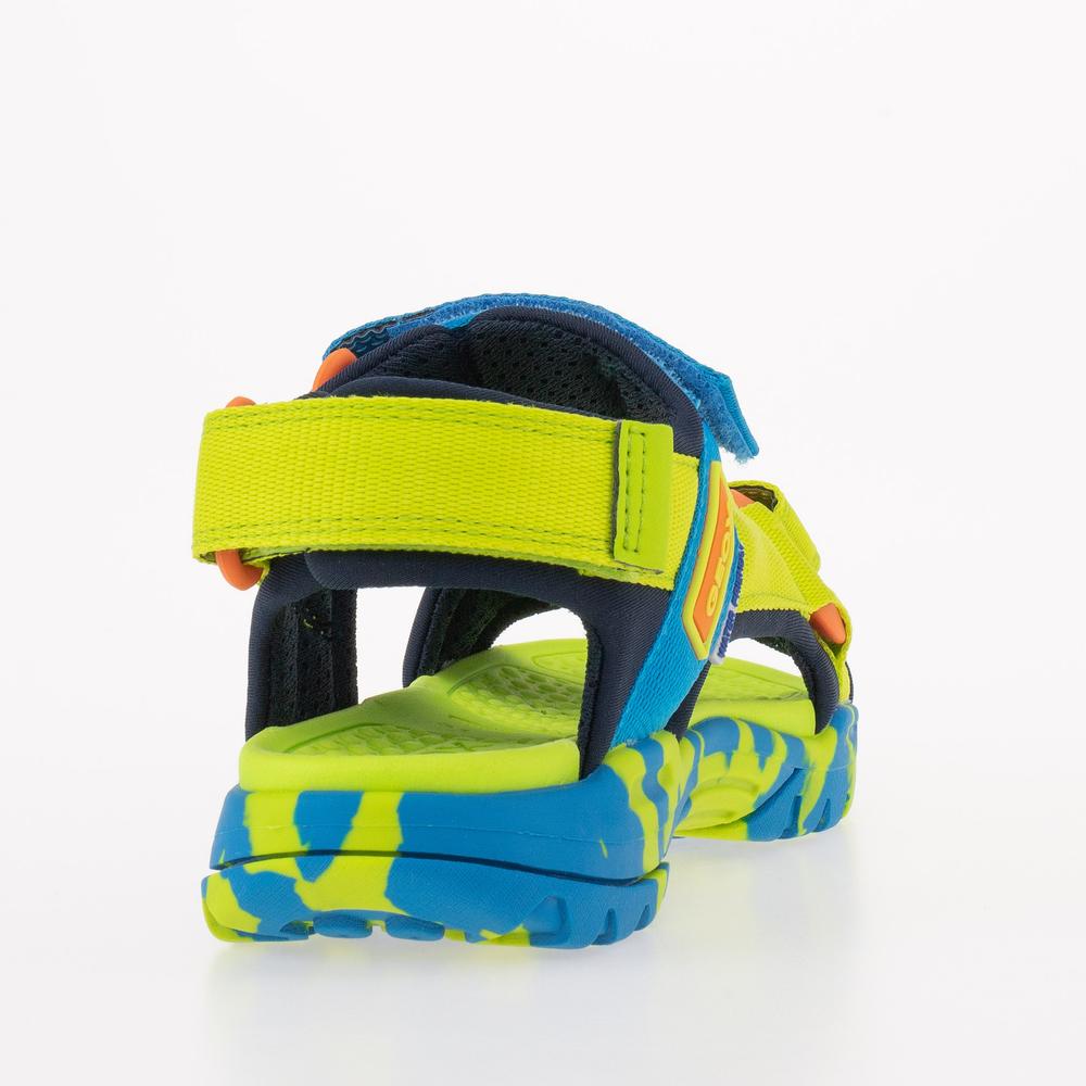 Sandały Geox Borealis J150RA01511C3346 - zielono-niebieskie