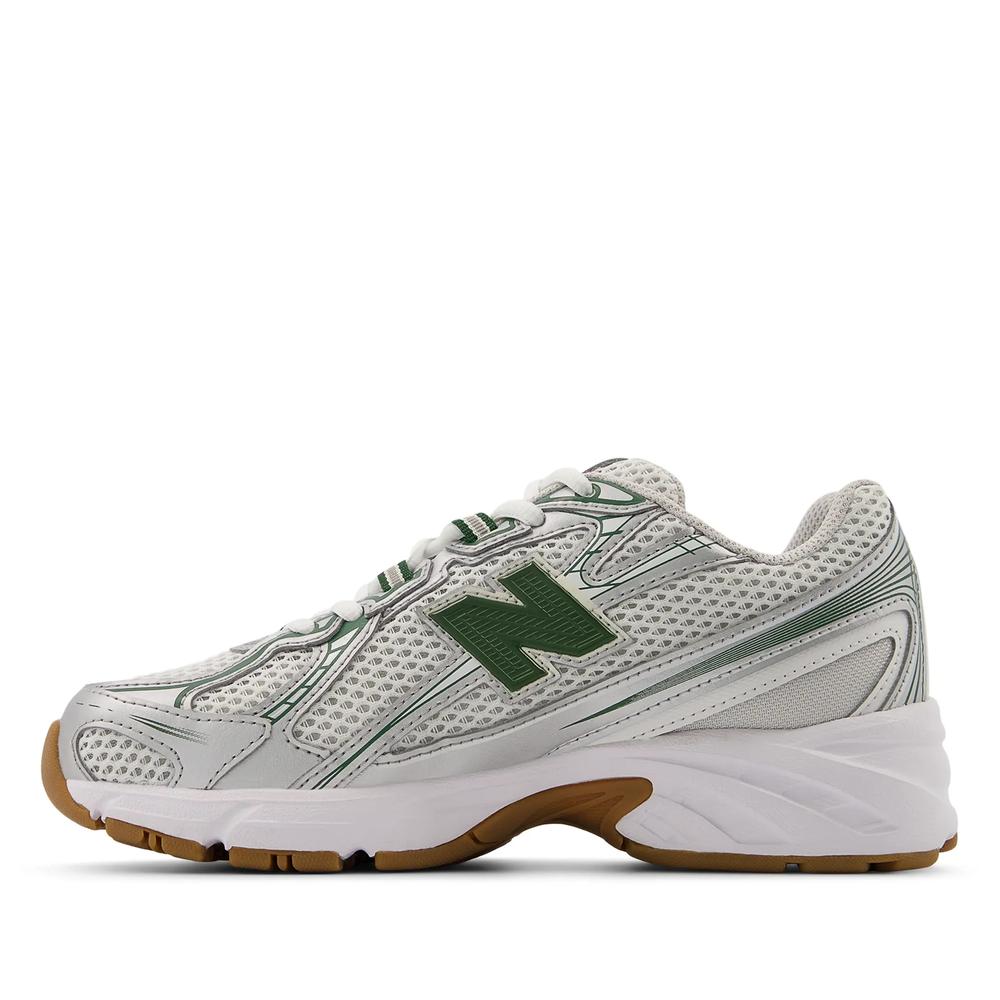Buty młodzieżowe New Balance GR740SF - srebrne