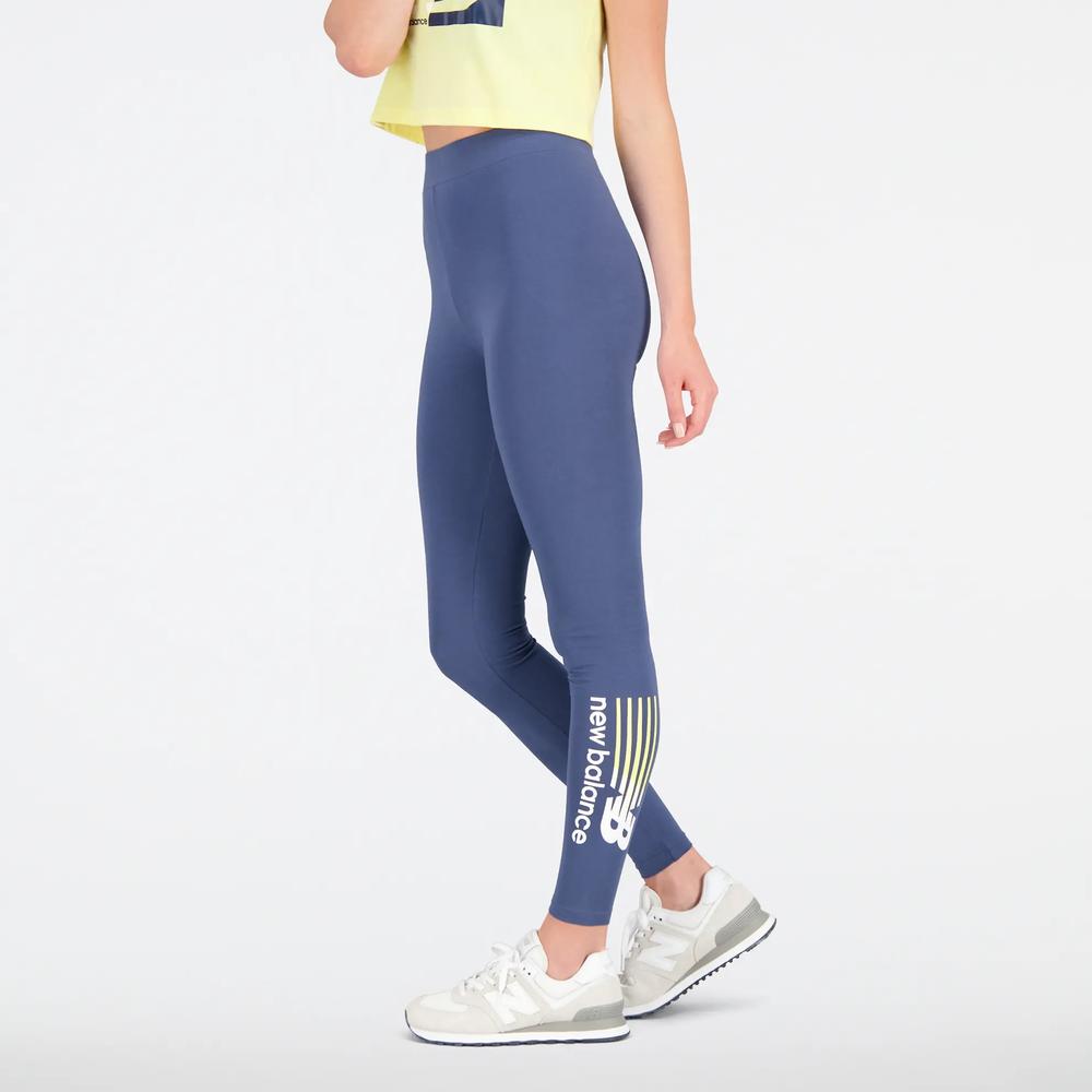 Legginsy New Balance WP23800VTI - niebieskie