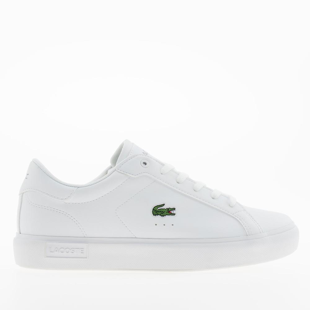 Buty młodzieżowe Lacoste Powercourt 1263 SUJ 751SUJ0003-21G - białe