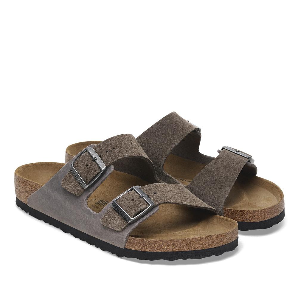 Klapki męskie Birkenstock Arizona 1029159 - szare