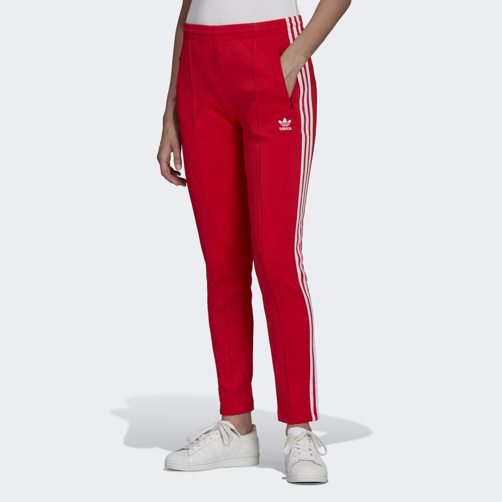 Spodnie  dresowe adidas Originals Primeblue SST Track HF1992 - czerwone