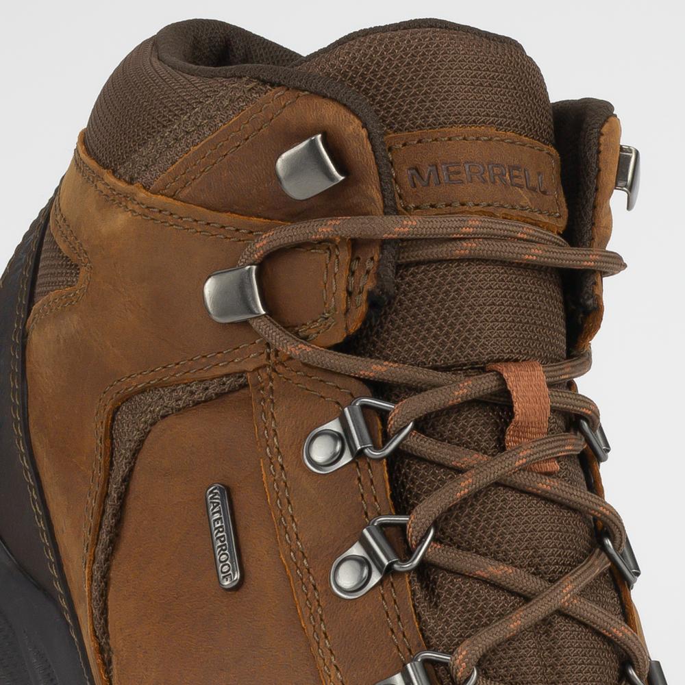 Buty Merrell Erie Mid Leather Waterproof J500121 - brązowe