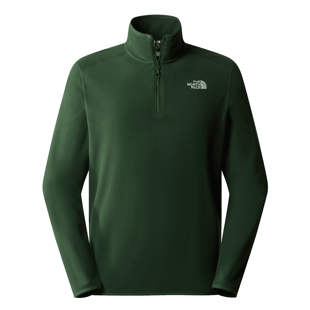 Bluza The North Face 100 Glacier 1/4 Zip Fleece 0A855WI0P1 - zielona