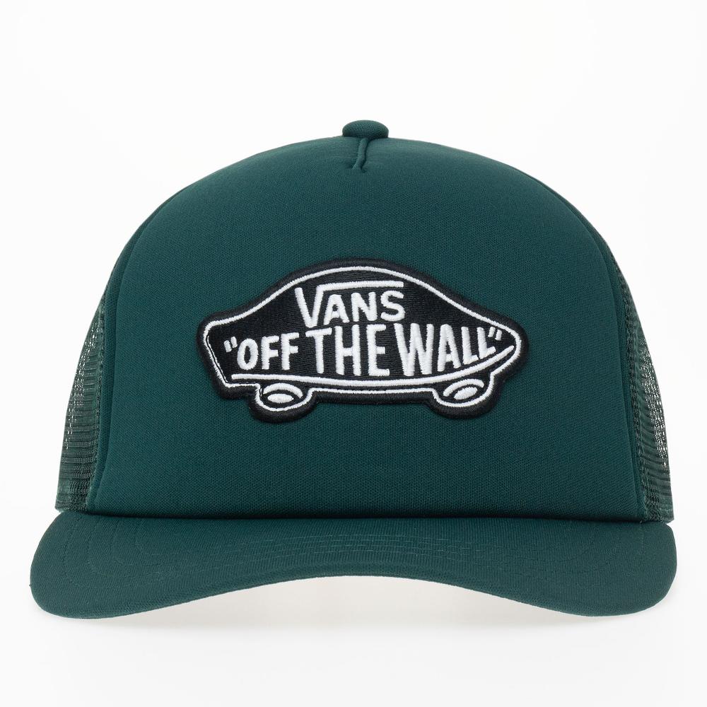 Czapka Vans Classic Patch Curved Bill Trucker VN00066XBDX1 - zielona