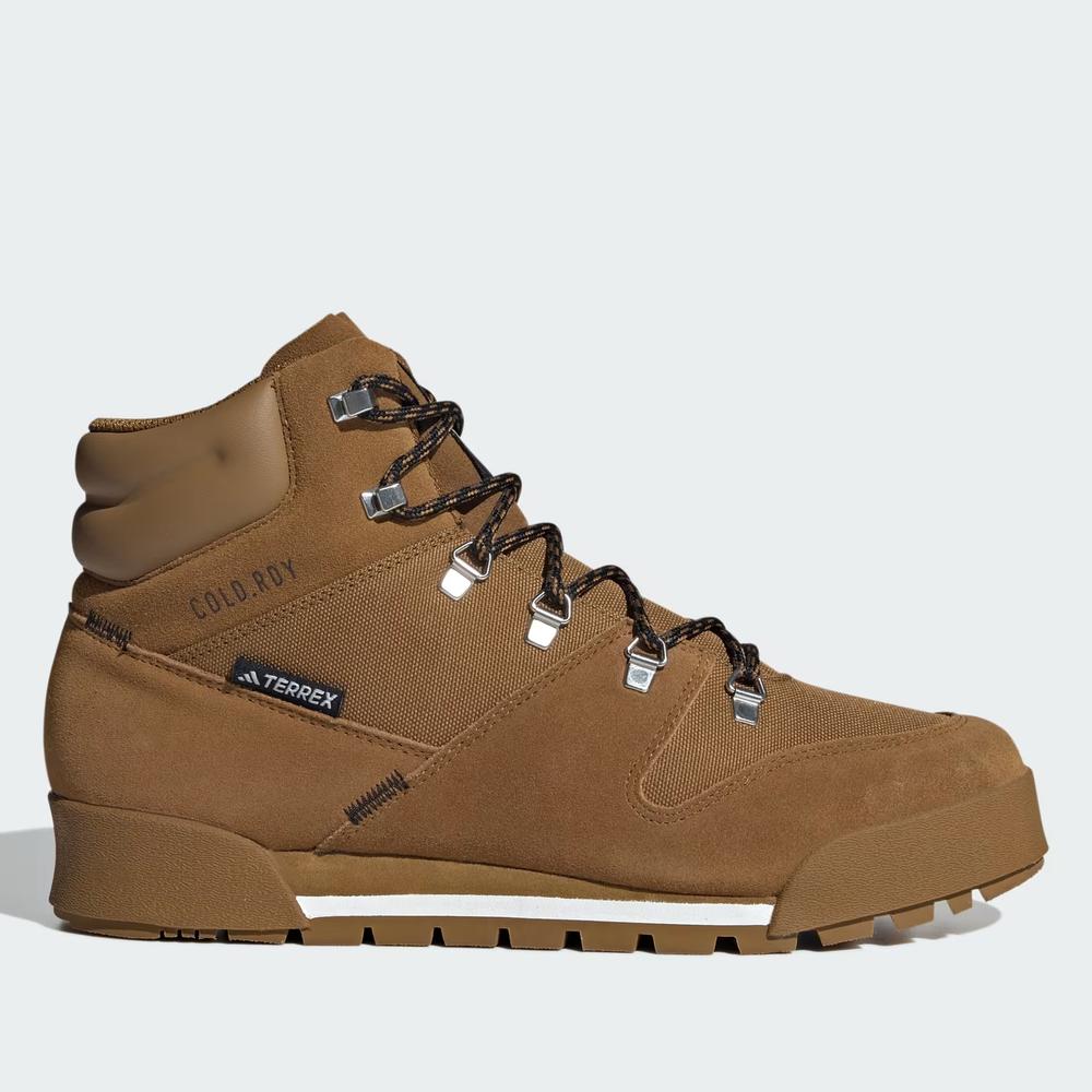 Buty męskie adidas Terrex Snowpitch Cold.Rdy Hiking IH3664 - brązowe