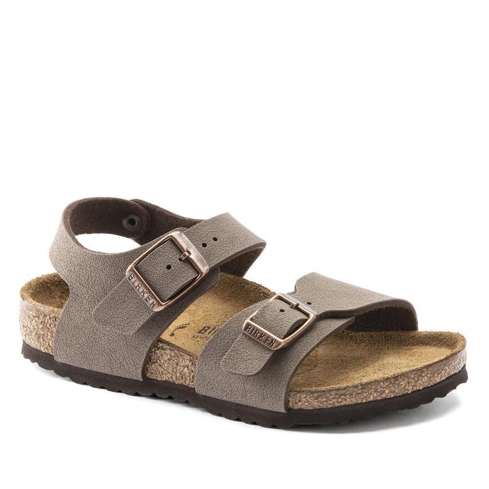 Sandały dziecięce Birkenstock New York 87783 - brązowe
