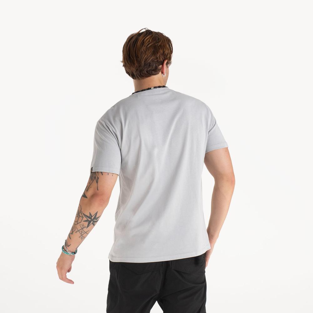 Koszulka Alpha Industries Satin Logo 148513666 - szara