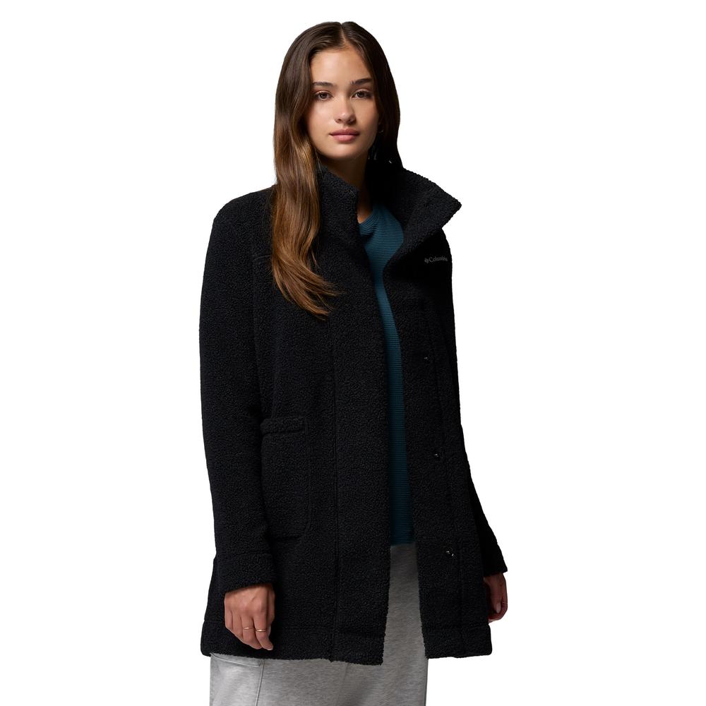 Kurtka damska Columbia Panorama Lon Sherpa Fleece 1862582010 - czarna