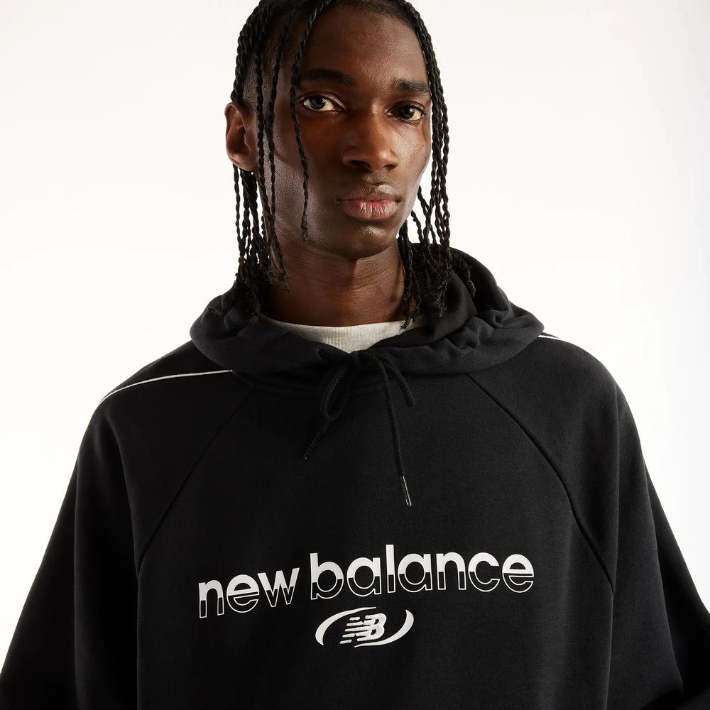 Bluza męska New Balance Trackside MT62W318BK - czarna