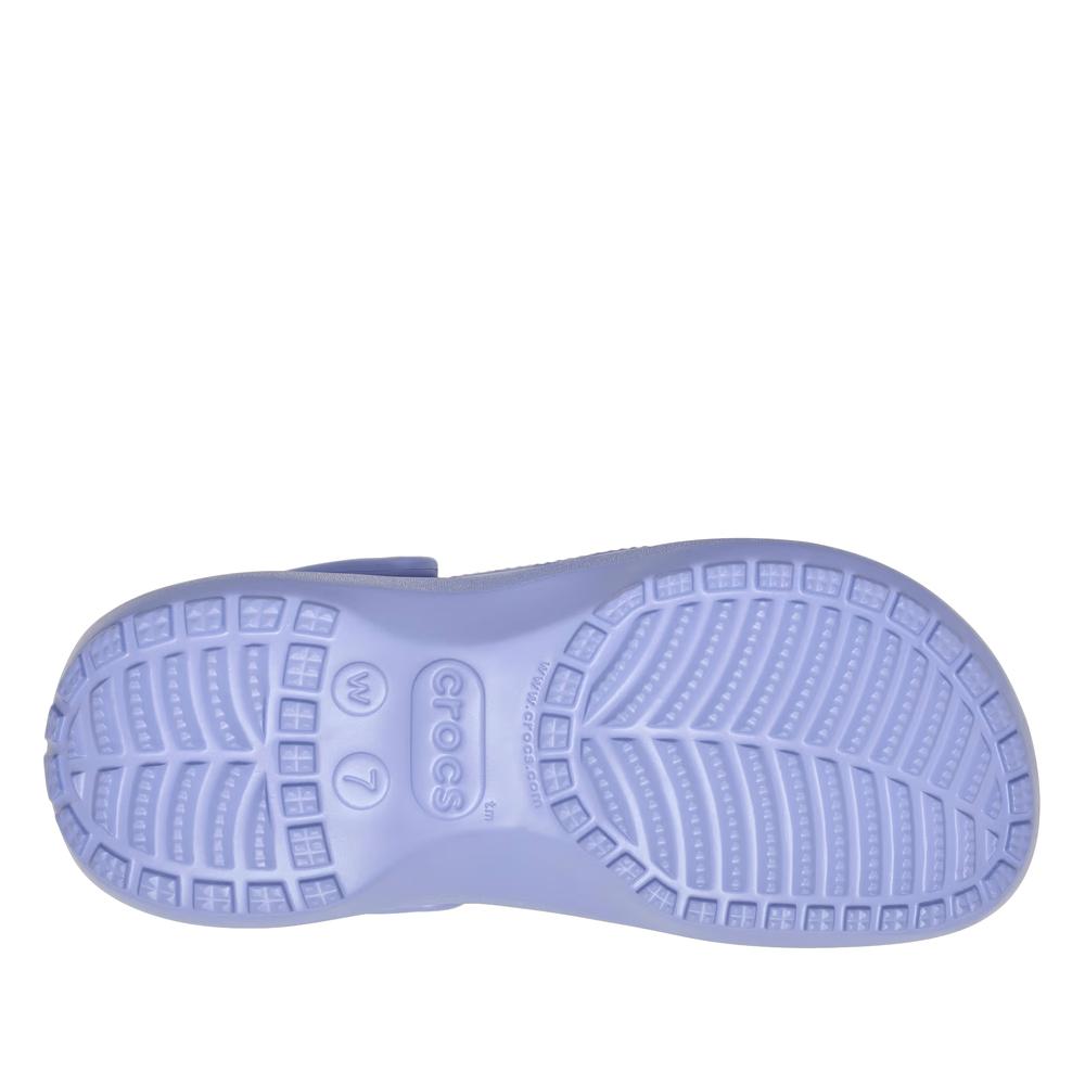 Klapki damskie Crocs Classic Platform Clog 206750-453 - fioletowe