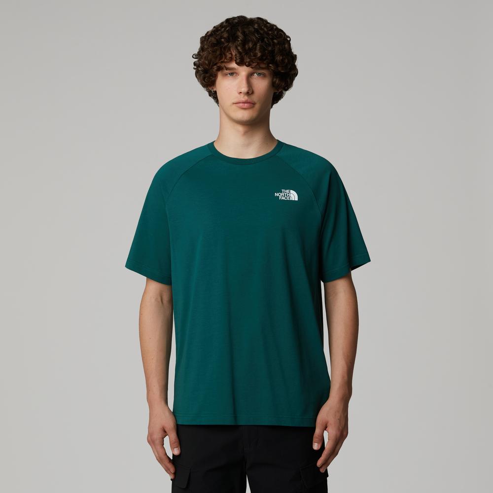 Koszulka męska The North Face North Faces 0A87NU6GI1 - zielona