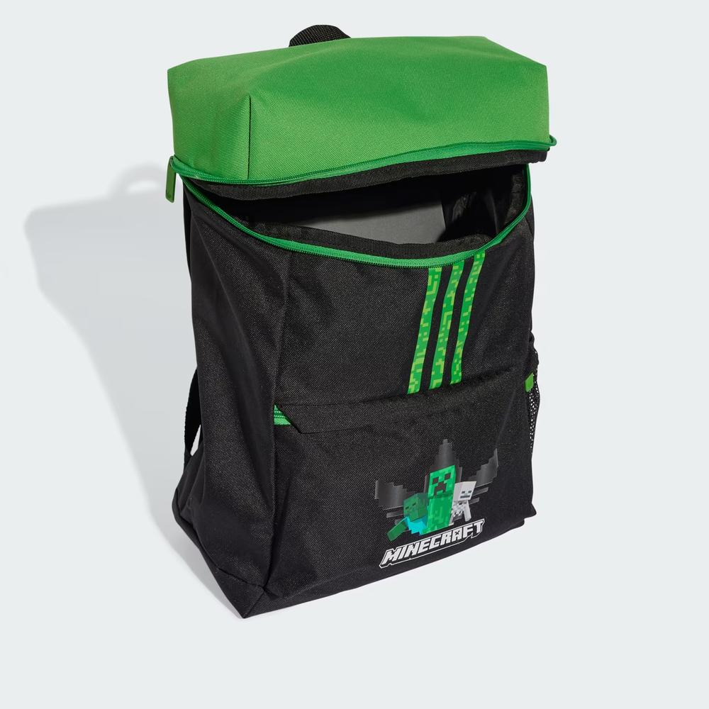 Plecak dziecięcy adidas Originals X Minecraft Teen Kids JW2943 - czarno-zielony
