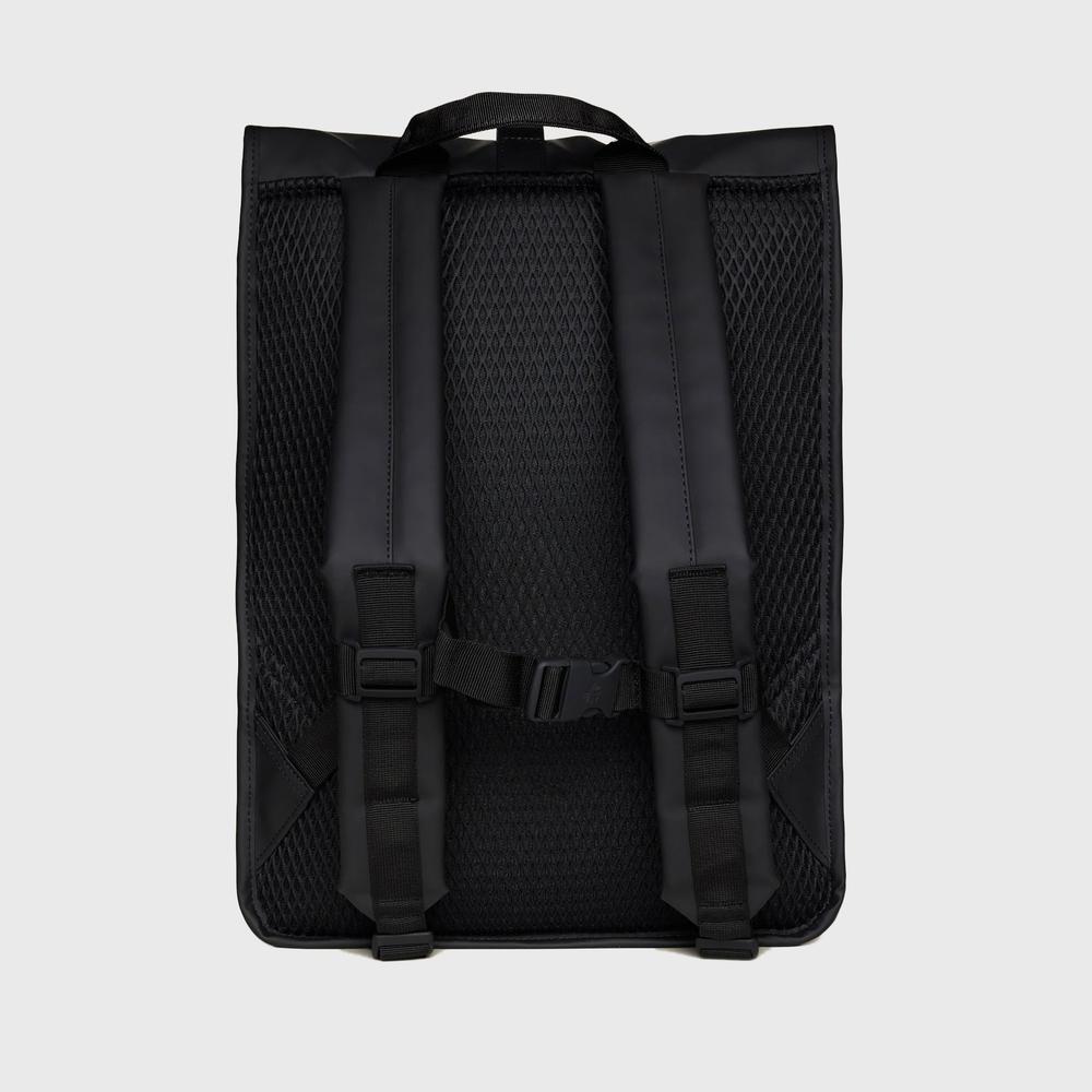 Plecak Rains Rolltop Rucksack Mesh 13340-01 - czarny