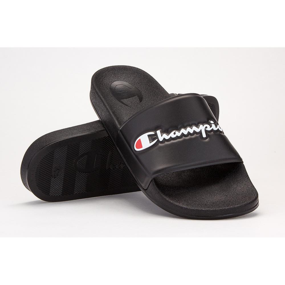 Klapki Champion Slide Varsity 2.0 S21418-KK001 - czarne