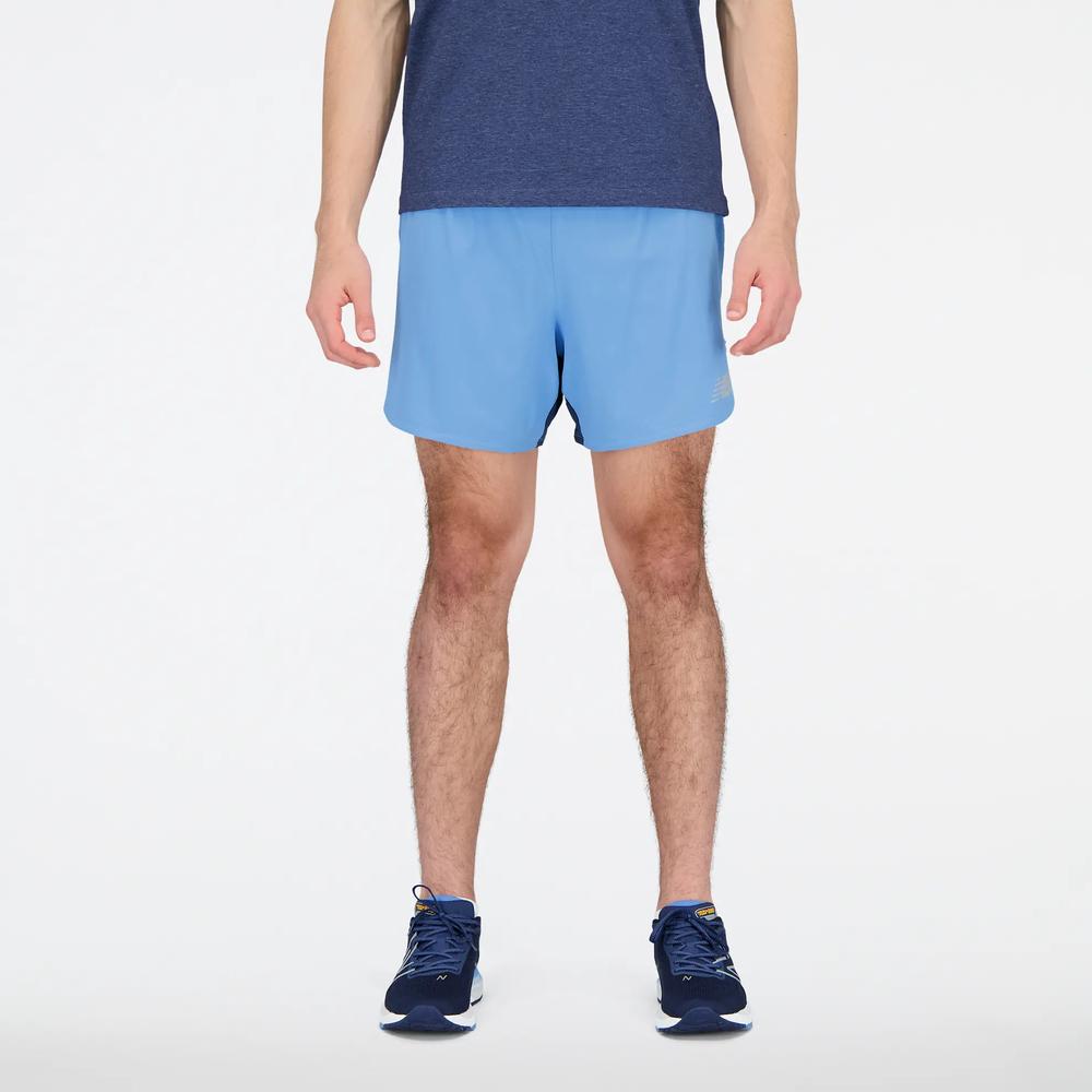 Spodenki New Balance MS21268HER - niebieskie