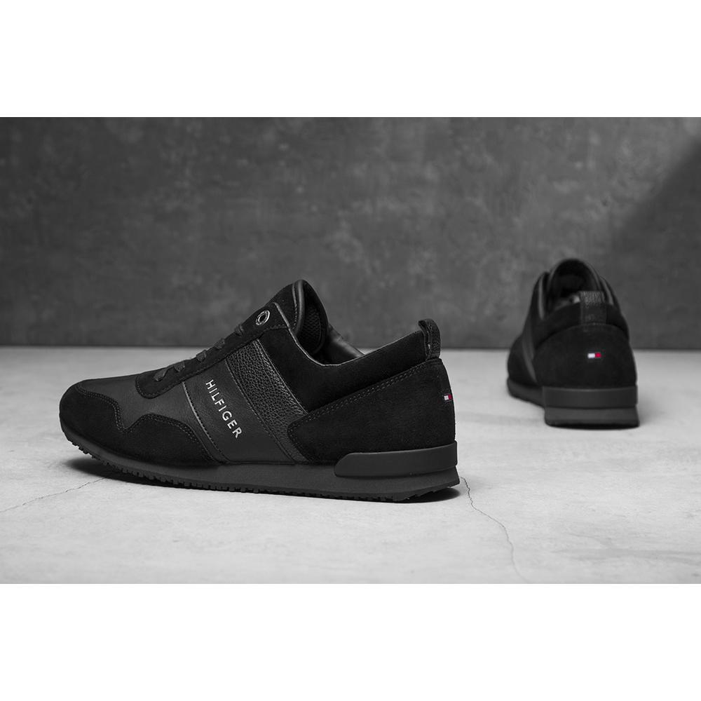 TOMMY HILFIGER ICONIC LEATHER SUEDE > FM0FM00924 990