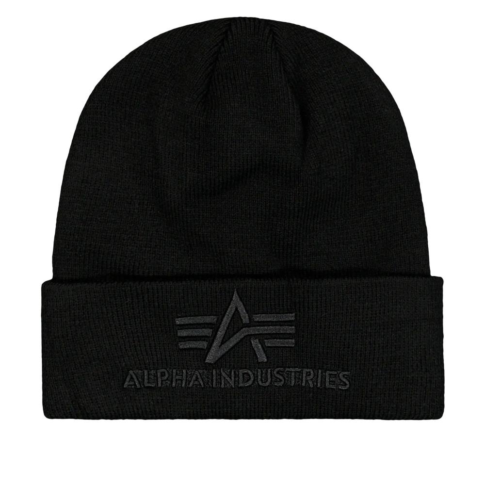 Czapka Alpha Industries 3D Beanie 16891003 - czarna