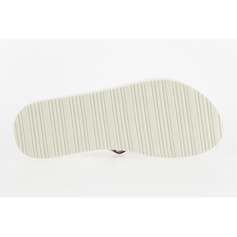 Japonki Tommy Hilfiger Hardware Flat Beach FW0FW06421-YBL - białe