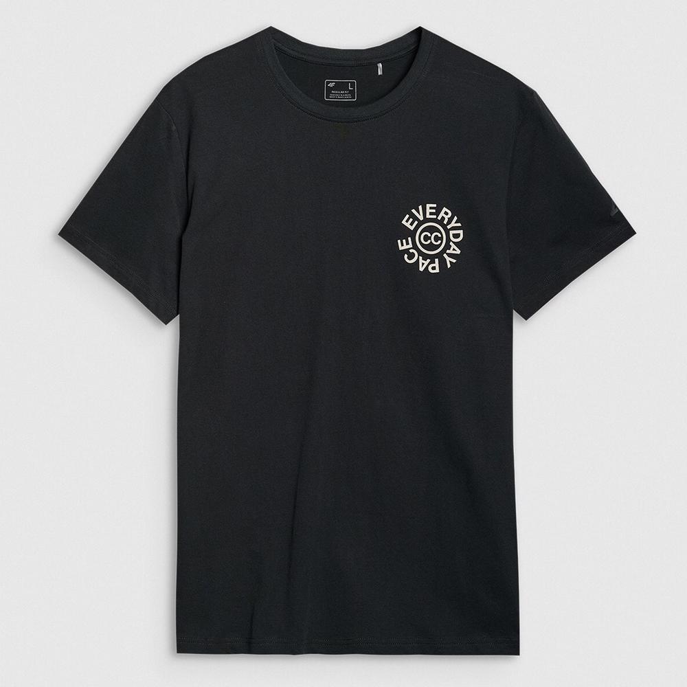 Koszulka męska 4F WSS25TTSHM198020S - czarna