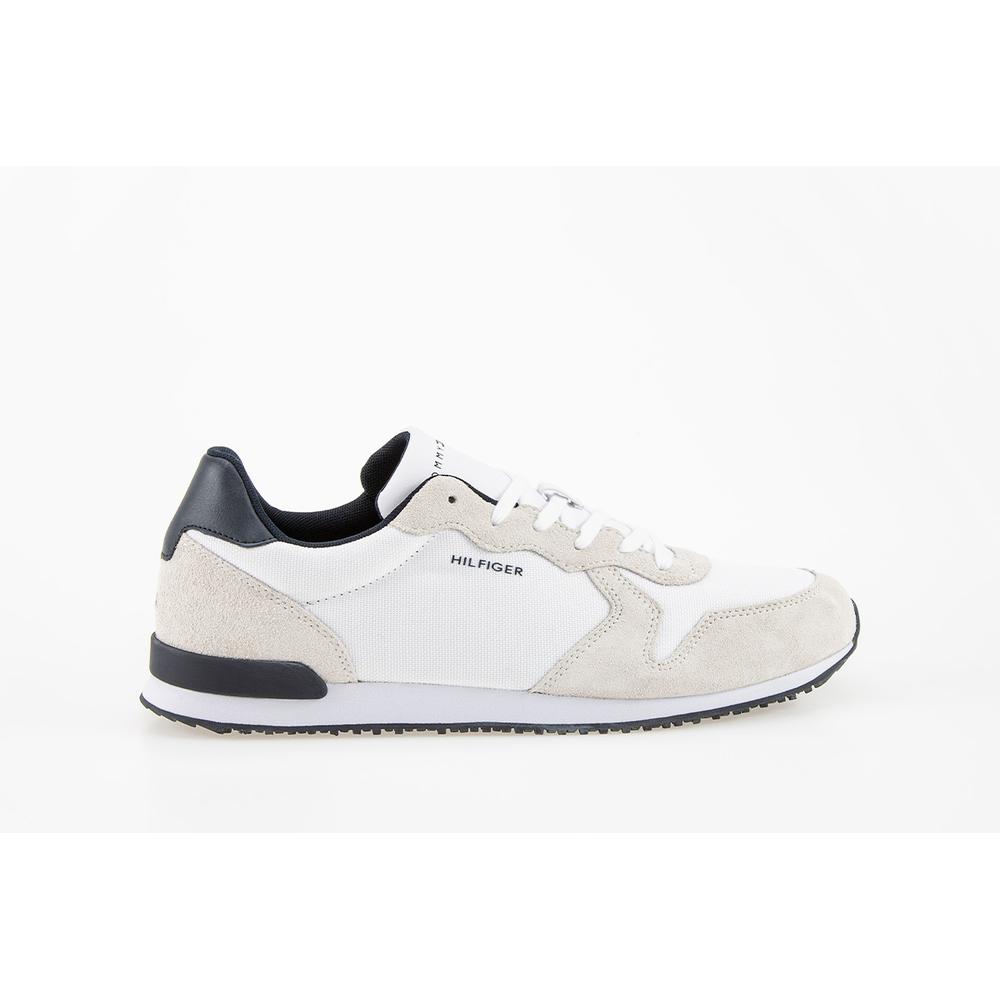Buty Tommy Hilfiger Iconic Runner Trainers FM0FM04022-YBR - białe