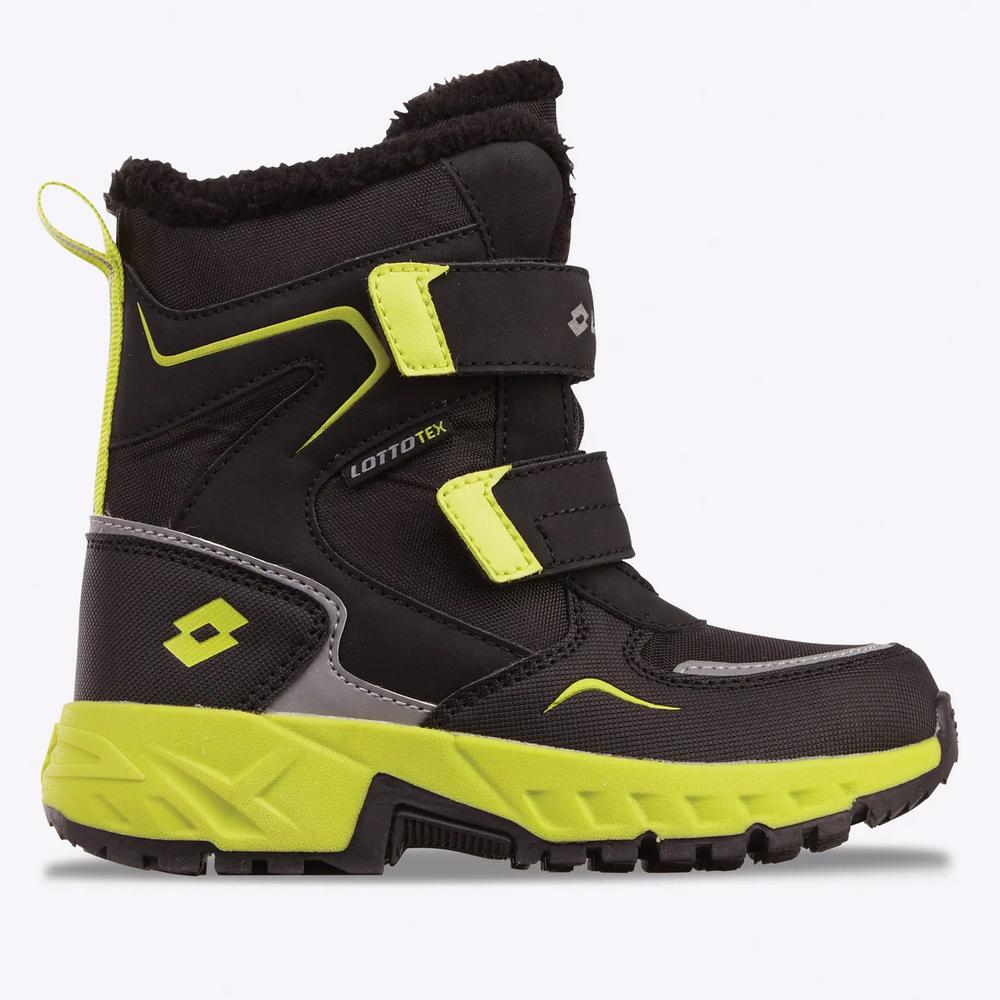 Buty dziecięce Lotto Alstyne Tex 2600490K-1163 - czarne