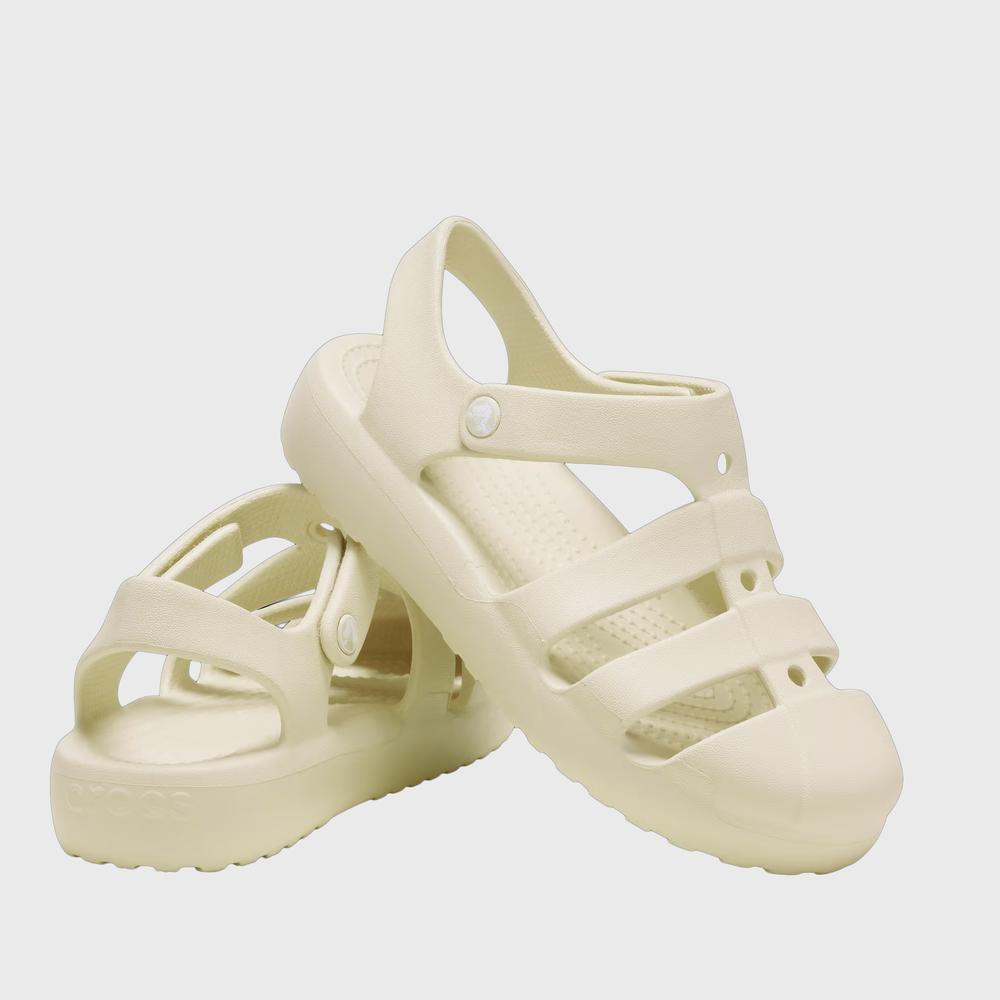 Sandały dziecięce Crocs Classic Fisherman Sandal 210626-0LH - beżowe