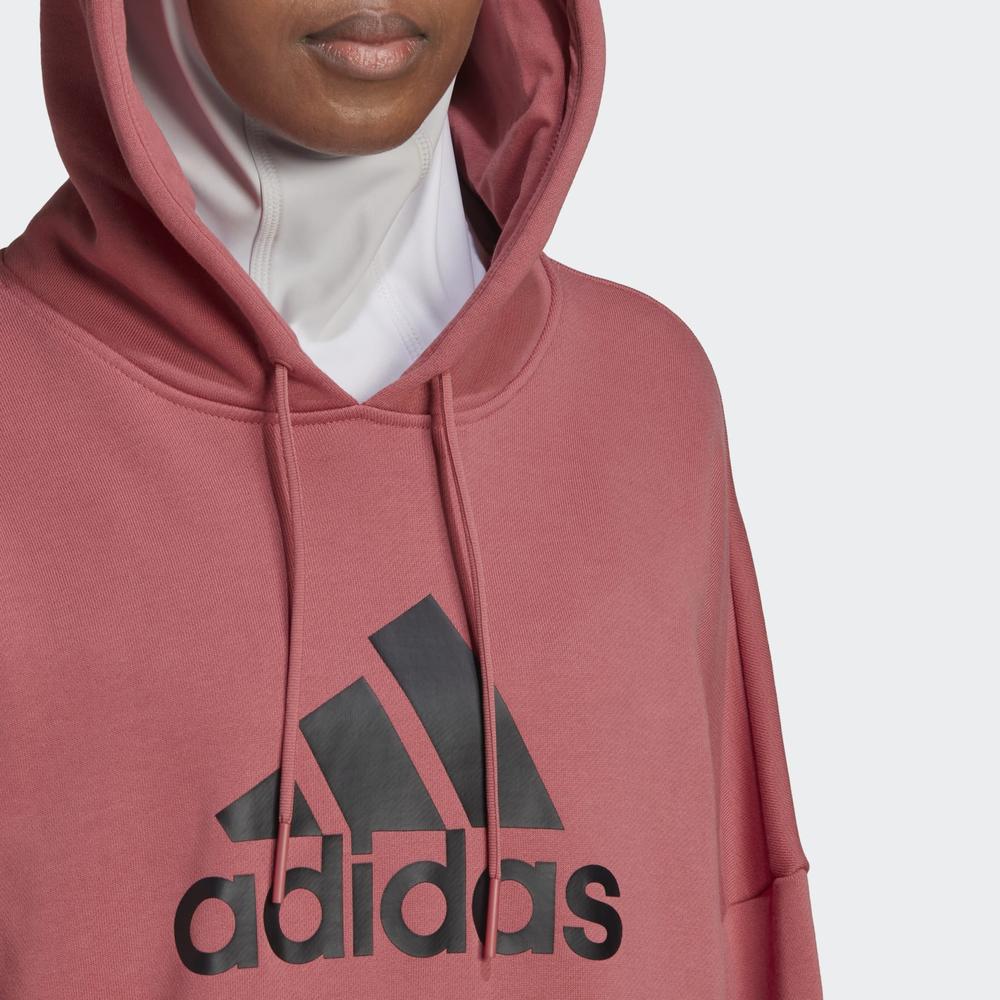 Bluza adidas Future Icons Badge Of Sport Hoodie HK0544 - czerwona