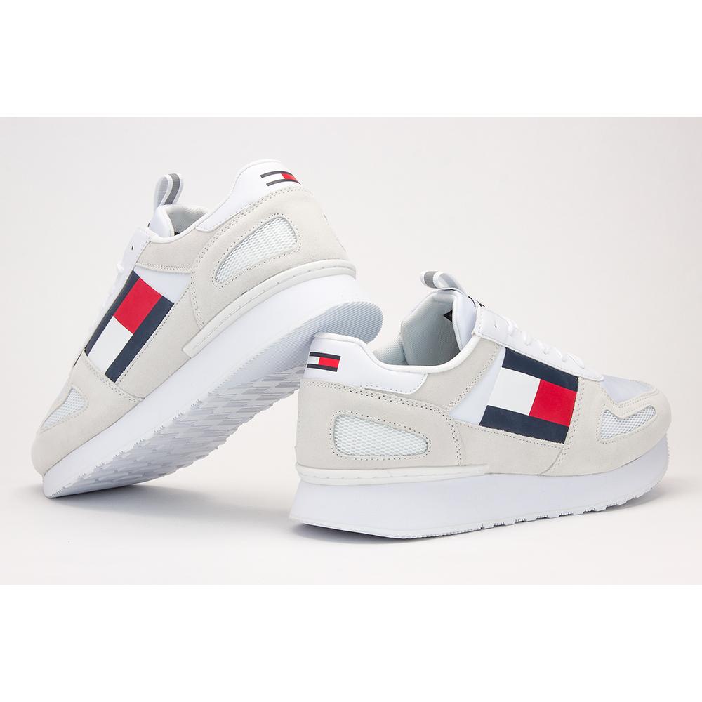 TOMMY HILFIGER COLOUR-BLOCKED TRAINERS > EM0EM00410-YBS