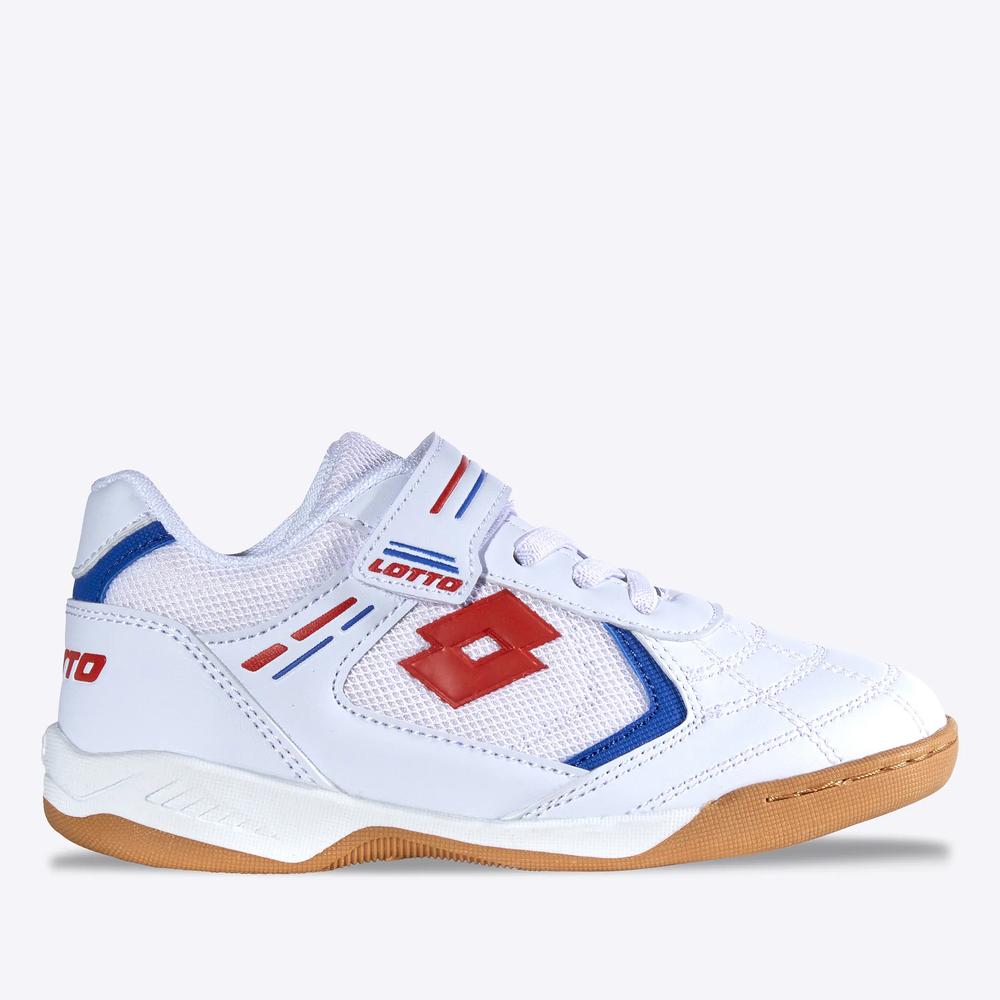 Buty dziecięce Lotto Soccera 2601170K-1030 - białe