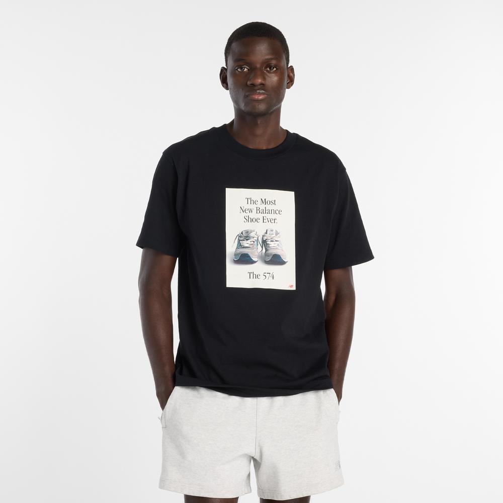 Koszulka męska New Balance MT61B0WFBK - czarne