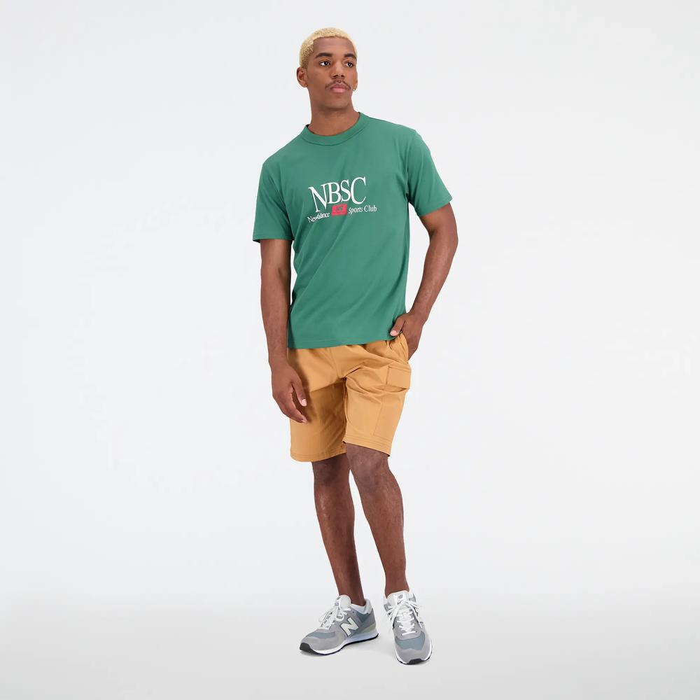 Spodenki New Balance MS31550TOB - pomarańczowe