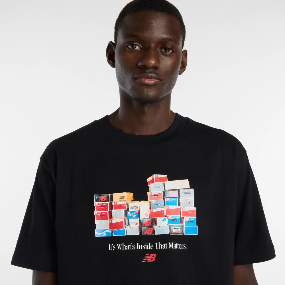 Koszulka męska New Balance MT61H0DXBK  - czarna