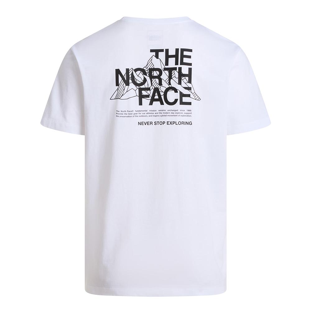 Koszulka męska The North Face Mountain Sketch 0A8GUZFN41 - biała