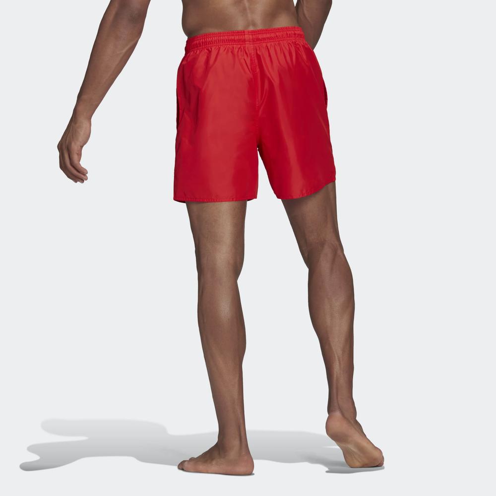 Spodenki adidas Solid Swim HA0384 - czerwone