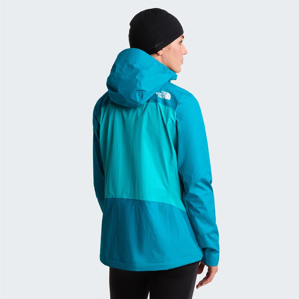 Kurtka damska The North Face Signal 2.5L DryVent 0A8E0E5A21 - niebieska