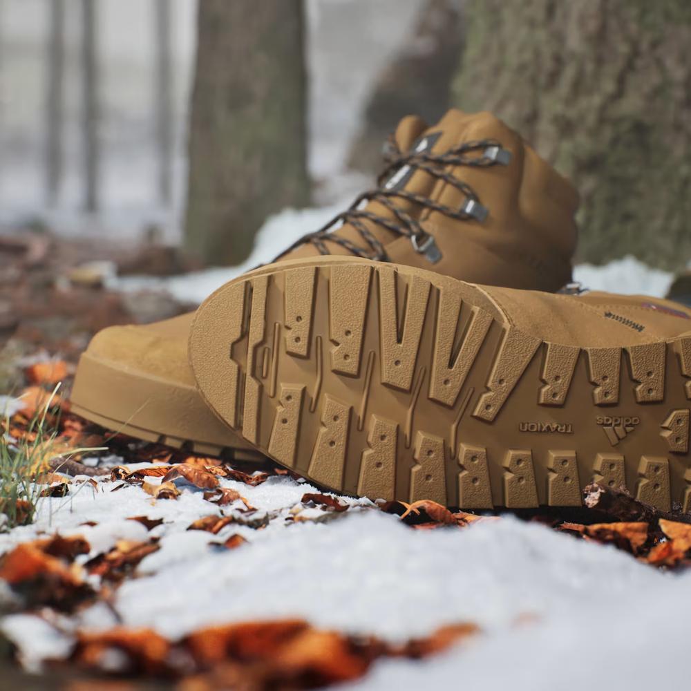 Buty męskie adidas Terrex Snowpitch Cold.Rdy Hiking IH3664 - brązowe